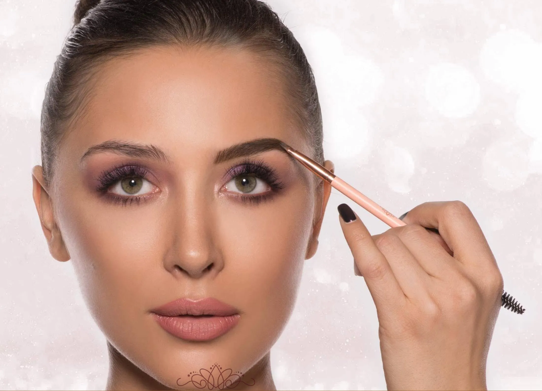 4ever Magic Cometics Double Shade Seductive Eyebrow Gel (0.14oz) - Cruelty Free & Vegan - Smudge Free - Enriched with Castor Oil - Long Lasting - Water Resistant - Made in USA (Magic Dazzle Brown)