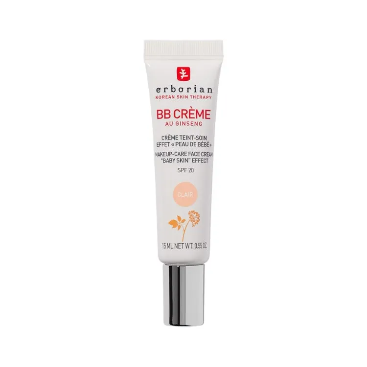 Erborian - Korean Skin Therapy - BB Crème Au Ginseng - Crème Teint-Soin Effet « Peau De Bébé » Makeup-Care Face Cream "Baby Skin" Effect - SPF 20