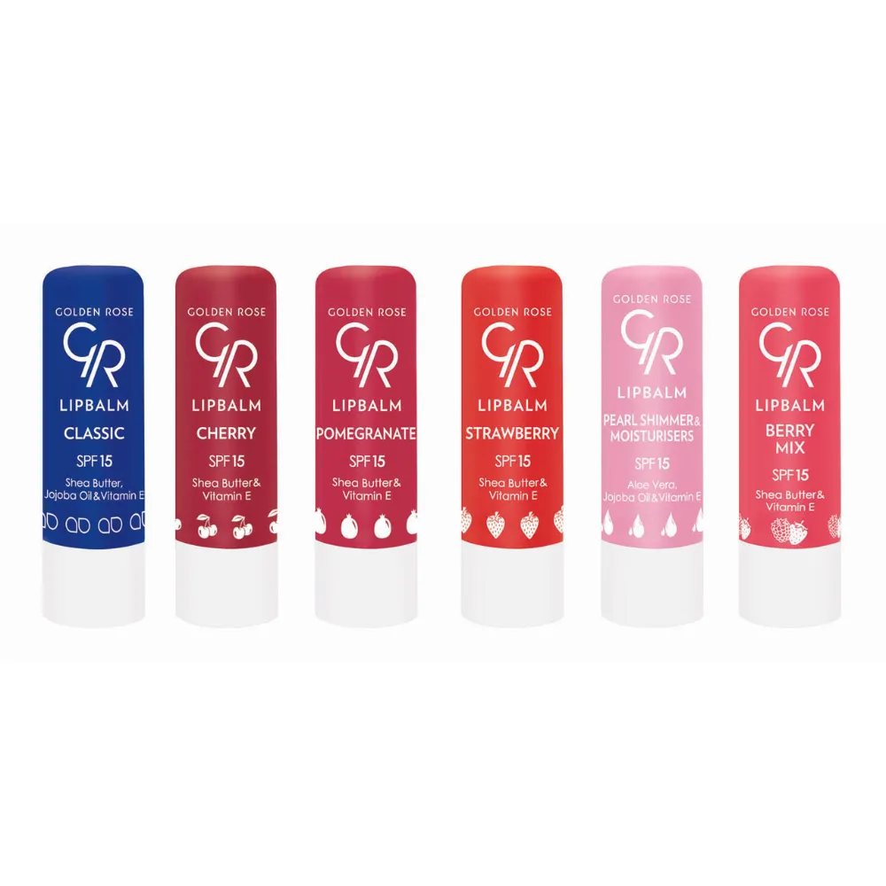 Golden Rose Lip Balm Pomegranate SPF 15