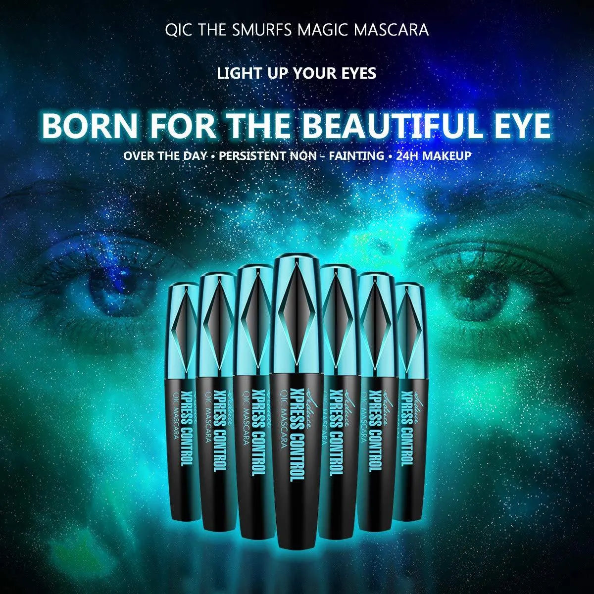 Lush Lashes Mascara - 4D Waterproof Silk Fiber Thick Lengthening Mascara