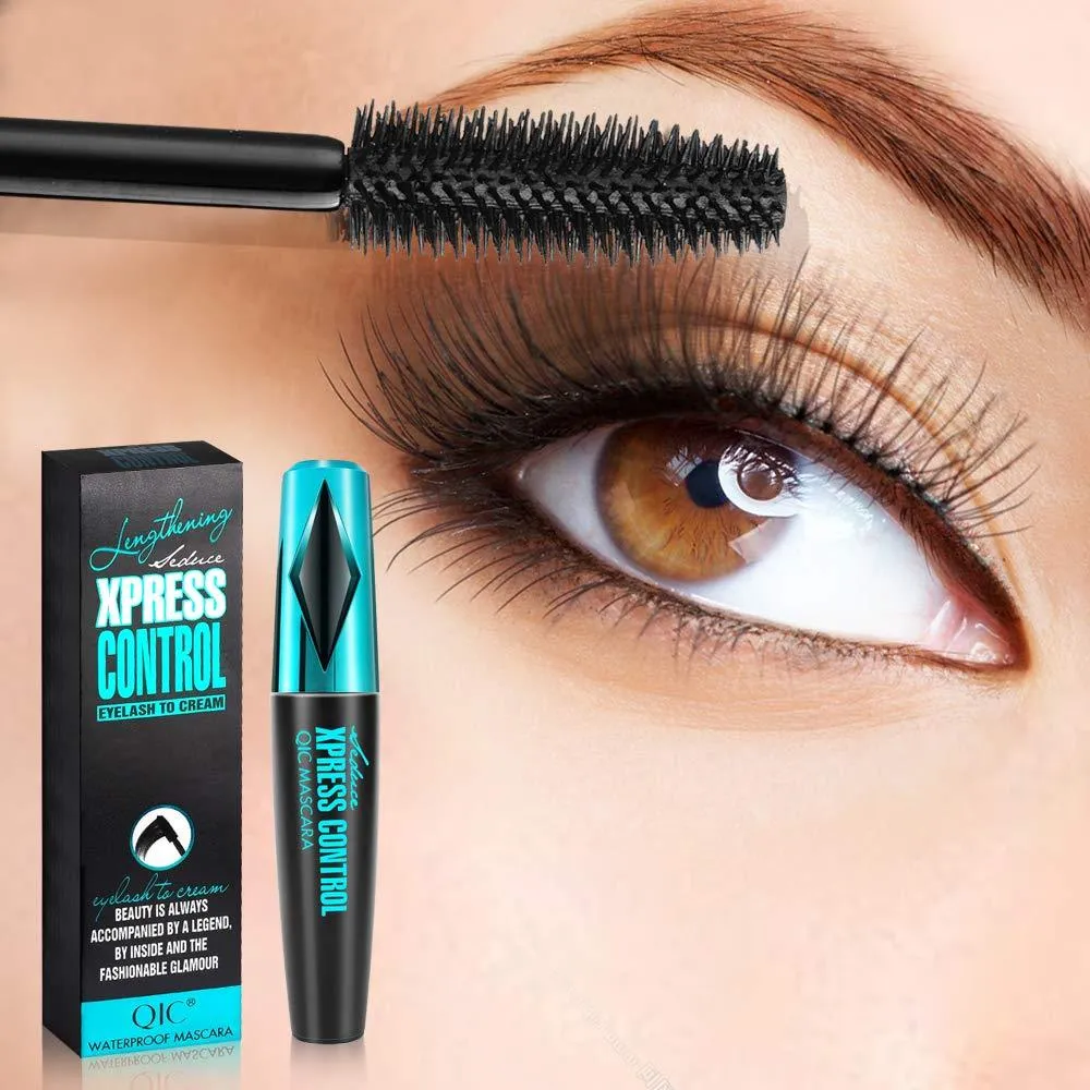 Lush Lashes Mascara - 4D Waterproof Silk Fiber Thick Lengthening Mascara