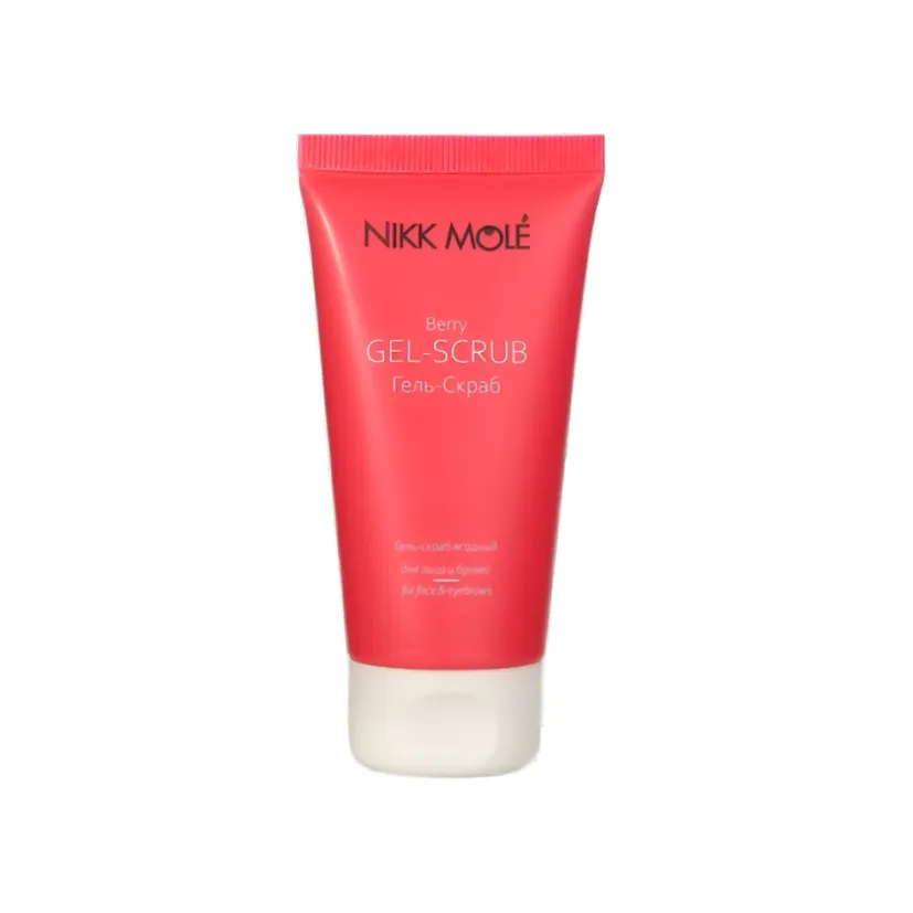 Nikk Mole Berry Gel Scrub For Brows & Face 50ml