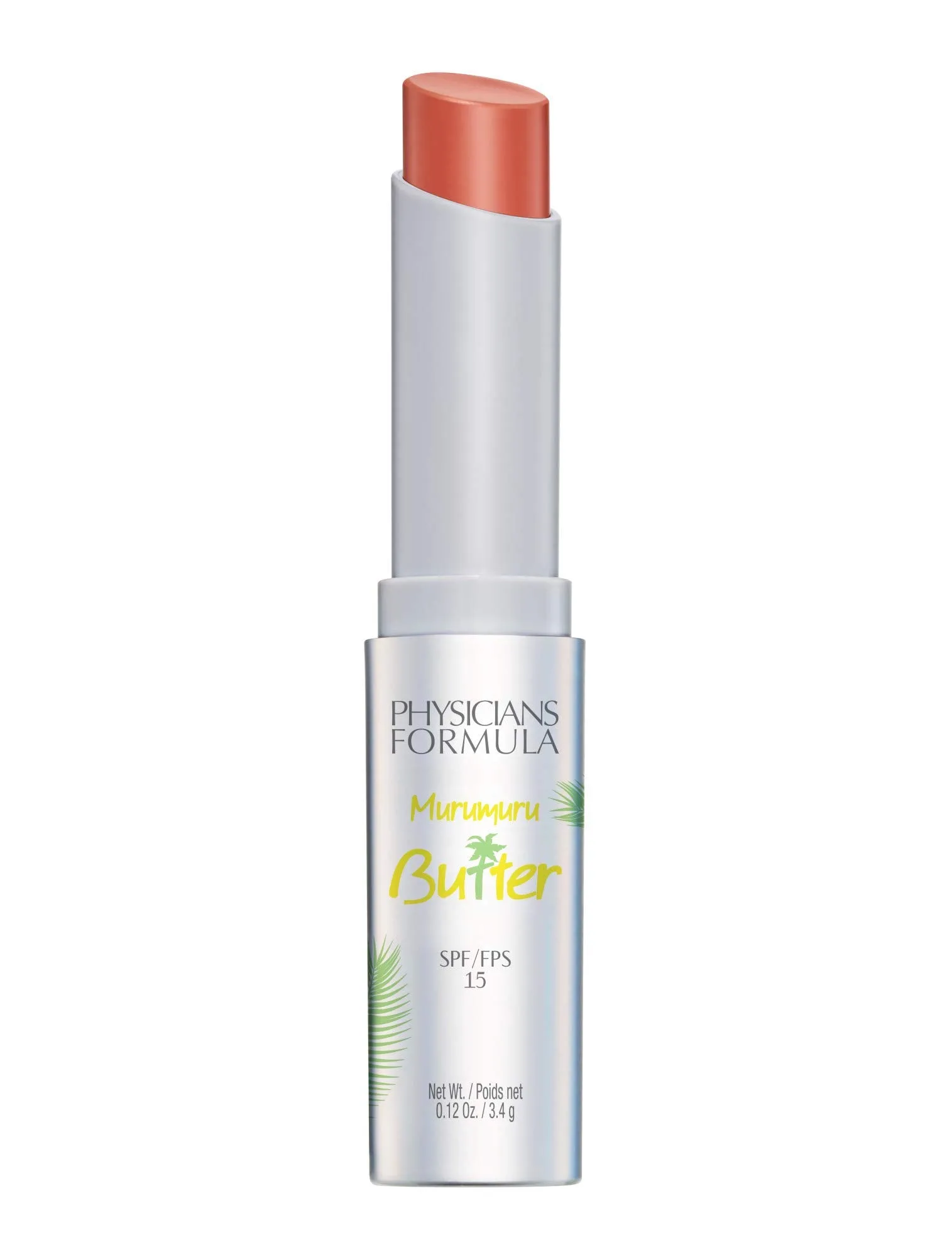 Physicians Formula Spf 15 Murumuru Butter Lip Cream, Brazilian Sunset, 1 Tube