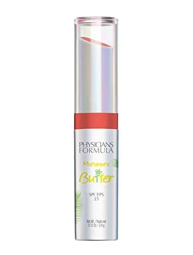 Physicians Formula Spf 15 Murumuru Butter Lip Cream, Brazilian Sunset, 1 Tube
