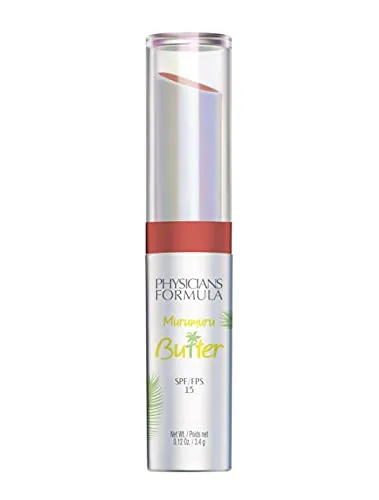 Physicians Formula Spf 15 Murumuru Butter Lip Cream, Brazilian Sunset, 1 Tube