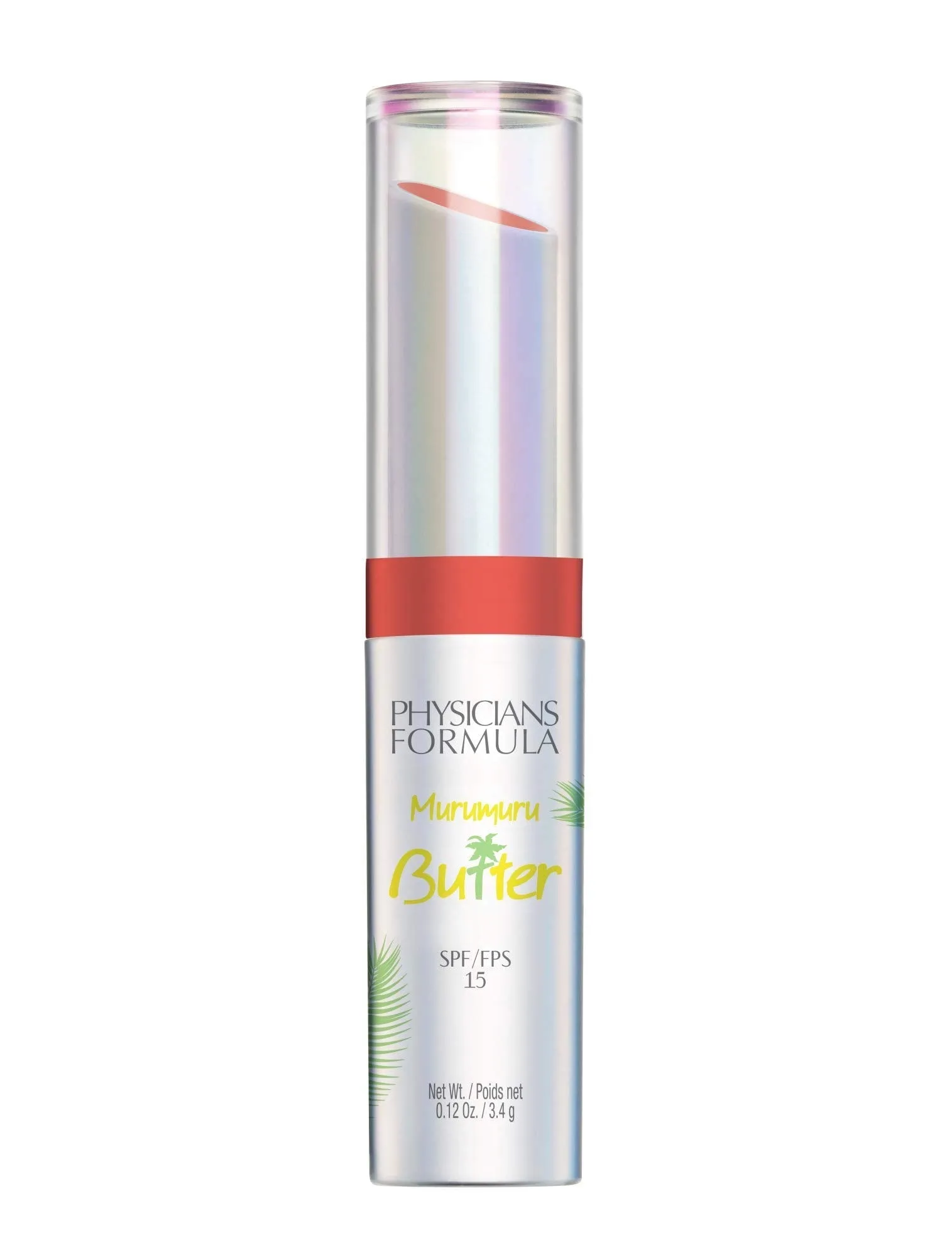 Physicians Formula Spf 15 Murumuru Butter Lip Cream, Brazilian Sunset, 1 Tube