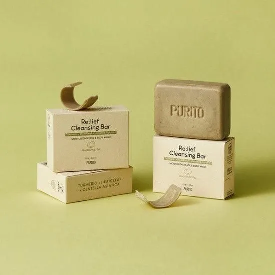 PURITO Re:lief Cleansing Bar 100g